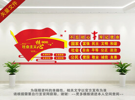 社会主义核心价值观文化墙