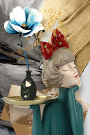 莫兰迪少女 卡通少女 美少女 