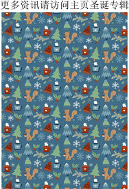 卡通冬季图案  手绘卡通图案