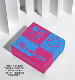 榴莲千层蛋糕盒