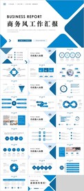 商务风工作汇报PPT