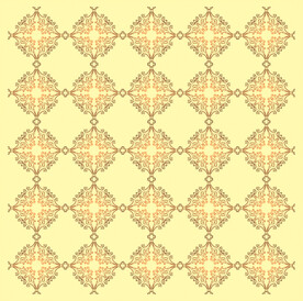 高档黄色花纹底纹背景CDR矢量