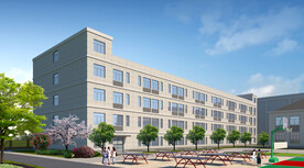 工厂办公楼外观设计案例效果图