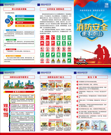 消防三折页