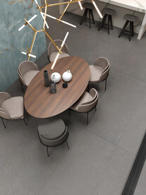 餐厅俯视效果图