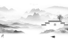 大气 最新灰色山水 TiF分层