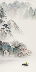 高雅 简约中式玄关 TIF分层