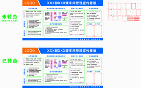 车间管理宣传看板