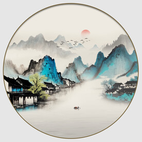 水墨山水