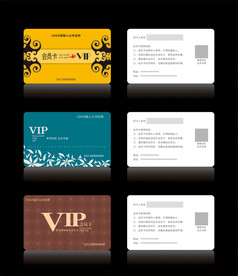高档VIP会员卡CDR矢量图
