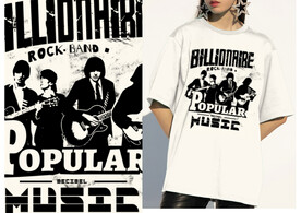 潮牌音乐人T恤设计