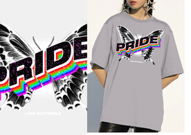 蝴蝶字母潮牌图文设计