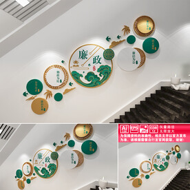 廉政楼道文化墙