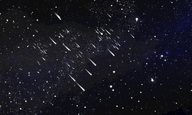 流星雨星空背景