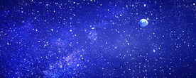 蓝色星空背景