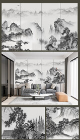 新中式水墨山水