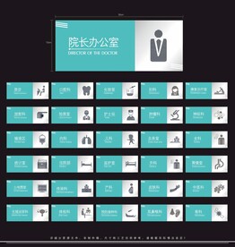医院门牌指示牌 