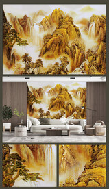 新中式水墨山水