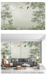 仿手绘高清花鸟