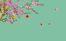 仿手绘高清花鸟仿手绘高清花鸟