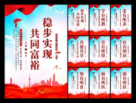 共同富裕党建海报