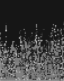 矢量渐变圆点图案