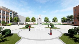 学校传统美德文化广场