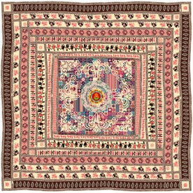 少数民族风格花纹地毯