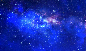 蓝色星空天花软膜