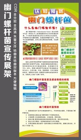 幽门螺旋杆菌宣传展架