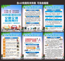 2023年交通安全日宣传栏