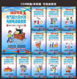 小区消防安全海报