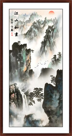 玄关国画