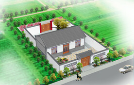 农家小院效果图