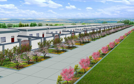 居民点美化绿化效果图