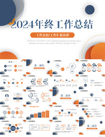 2024年终工作总结汇报PPT