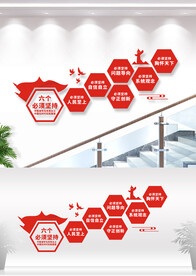 六个必须坚持文化墙