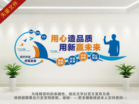 企业团队精神文化墙