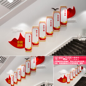 劳模创新文化墙