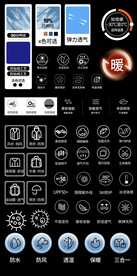 冬季详情页主图服饰属性图标