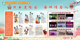 戏剧进校园宣传栏