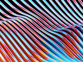 渐变三维波浪背景