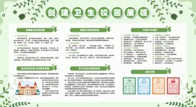 创建卫生校园宣传栏展板