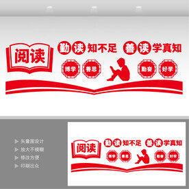 图书室文化墙