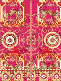 大牌 定位花  链条