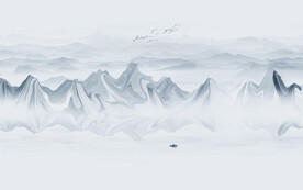 抽象水墨画背景