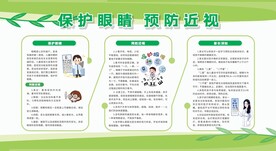 保护视力展板宣传栏
