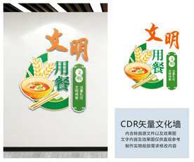 食堂文化文明用餐