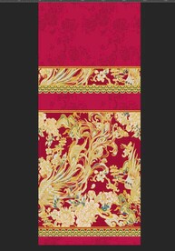 马面裙 凤凰 数码印花