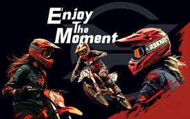 手绘摩托车壁画背景广告装饰广告